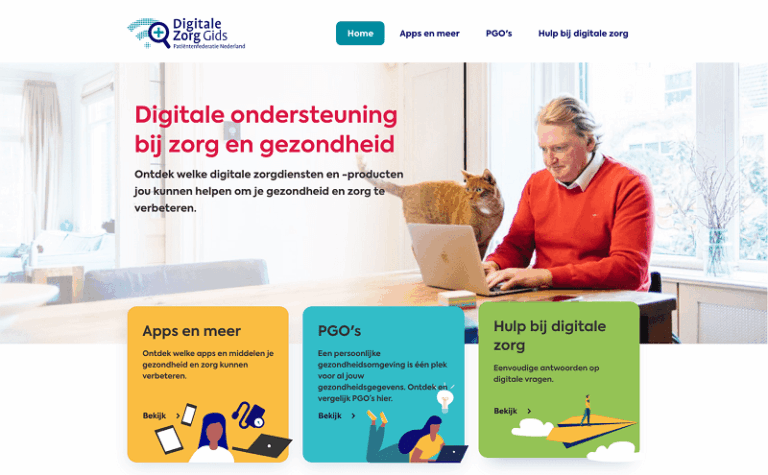 Digitale ondersteuning bij zorg en gezondheid