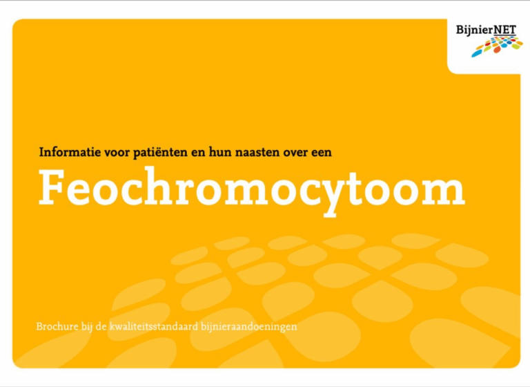 Nieuwe informatiebrochure over het feochromocytoom gereed