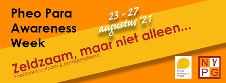 2e Internationale Pheo Para Awareness Week – zeldzame paragangliomen en feochromocytomen