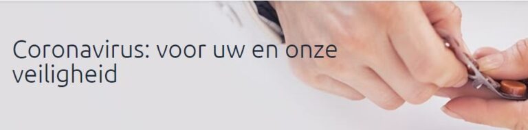 Coronavirus in de apotheek: voor uw en onze veiligheid
